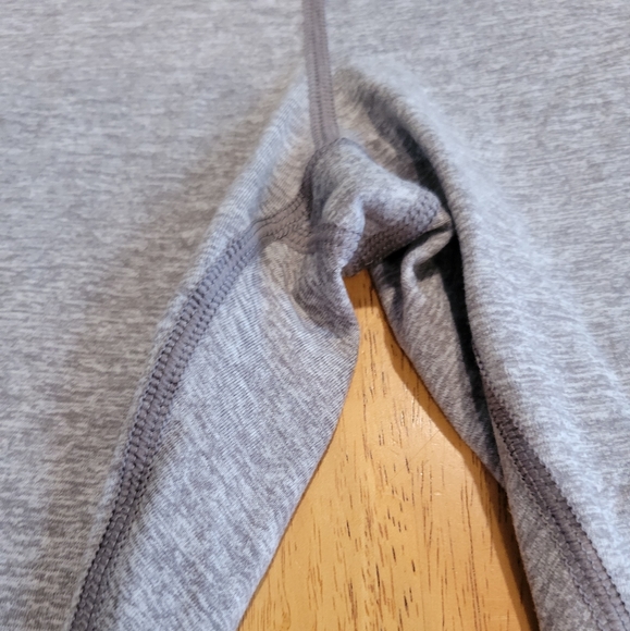 EUC Yogalicious gray and black mesh leggings - Picture 5 of 7